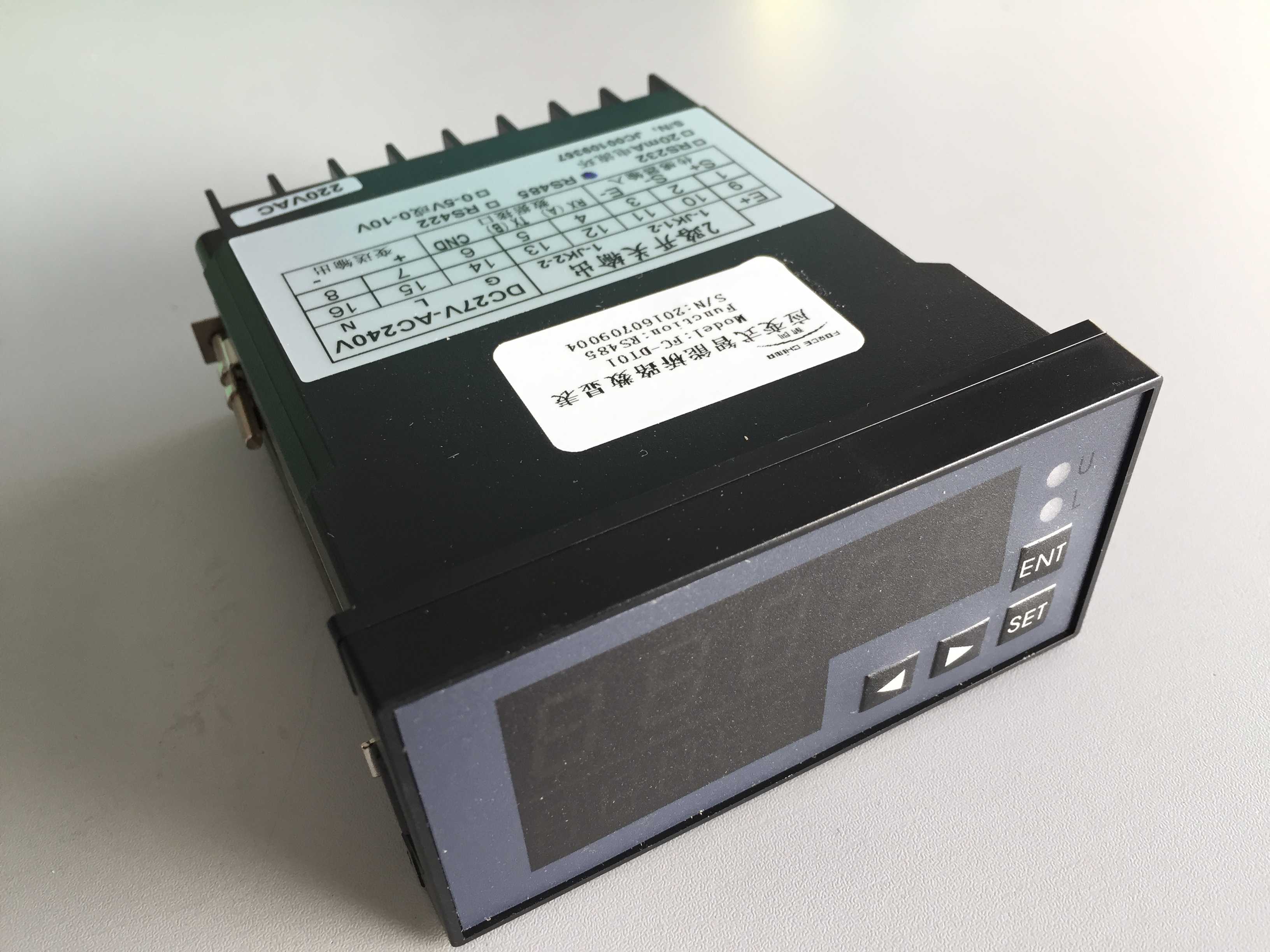 耐創(chuàng)測(cè)力傳感器專用Forcechina智能橋路數(shù)顯儀表FC-DT01